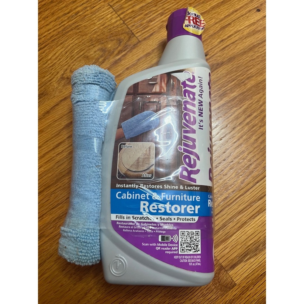 Rejuvenate Cabinet & Furniture Restorer - Shine, Protects, Fills Scratches